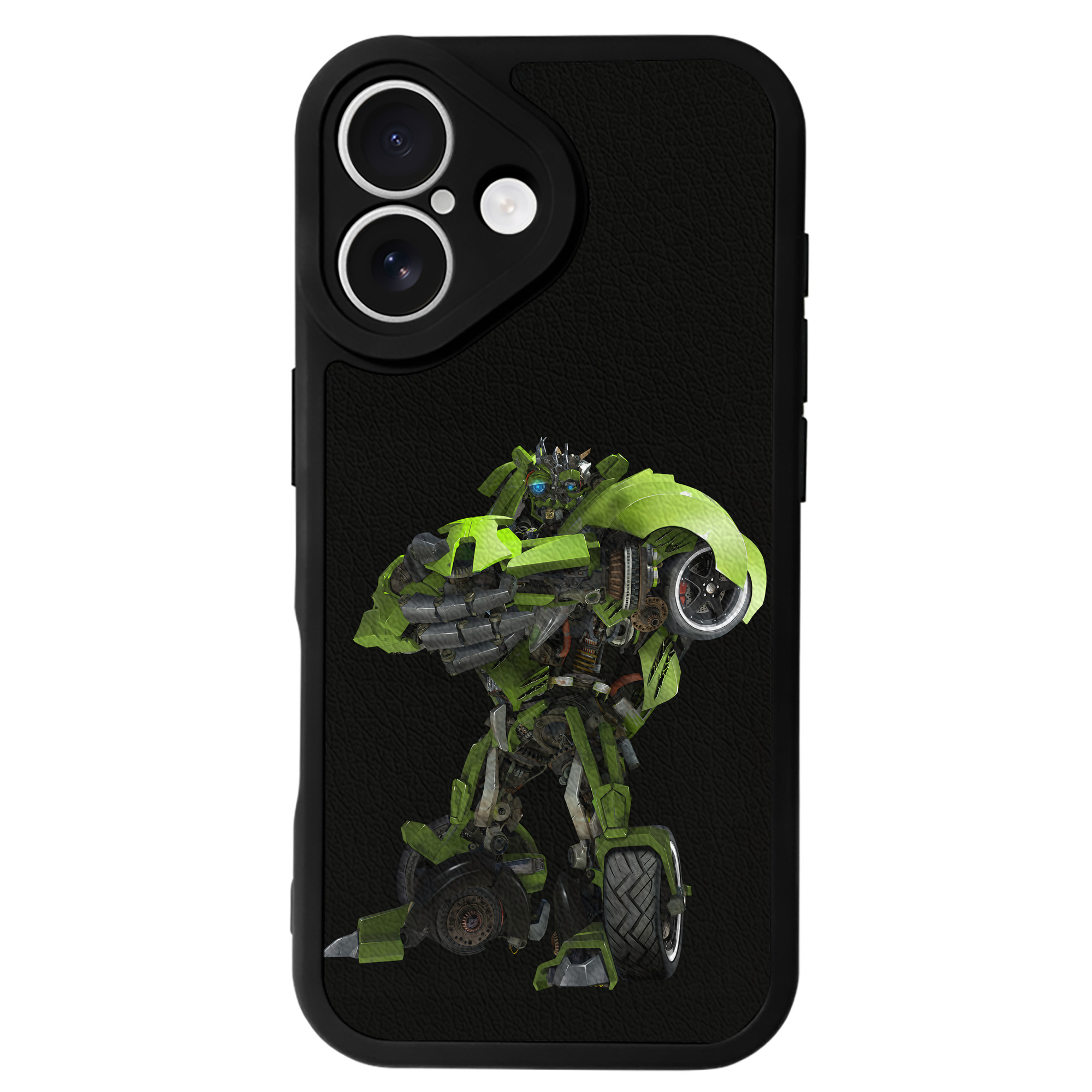 （画像用） Transformers トランスフォーマー 【iPhone 16シリーズ対応】シリコンスマホケース（レザー調） 材質：シリコン